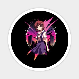 Retro Nagisa Clannad Japanese Anime Magnet